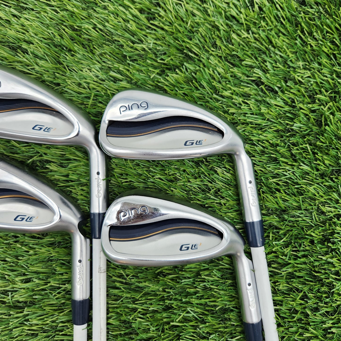 2023 PING G LE 3 IRON SET 7-PW LADIES PING ULT 250 (BLACK DOT) GOOD