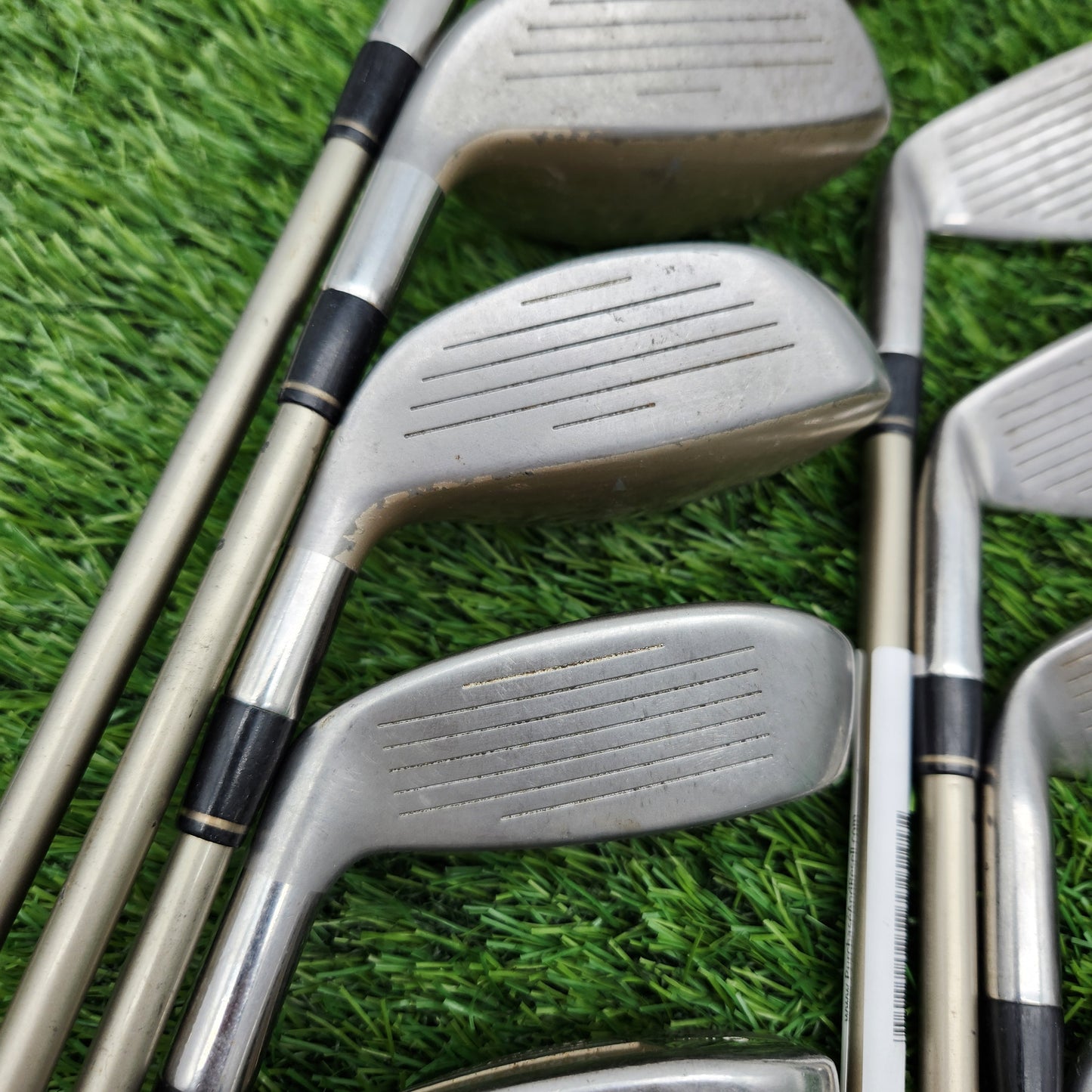 2011 ADAMS IDEA A12 OS SET 3W,5W,7W,5HY,6HY,7-PW,SW(MISSING 9I) LADIES STOCK GRAPHITE 50G GOOD