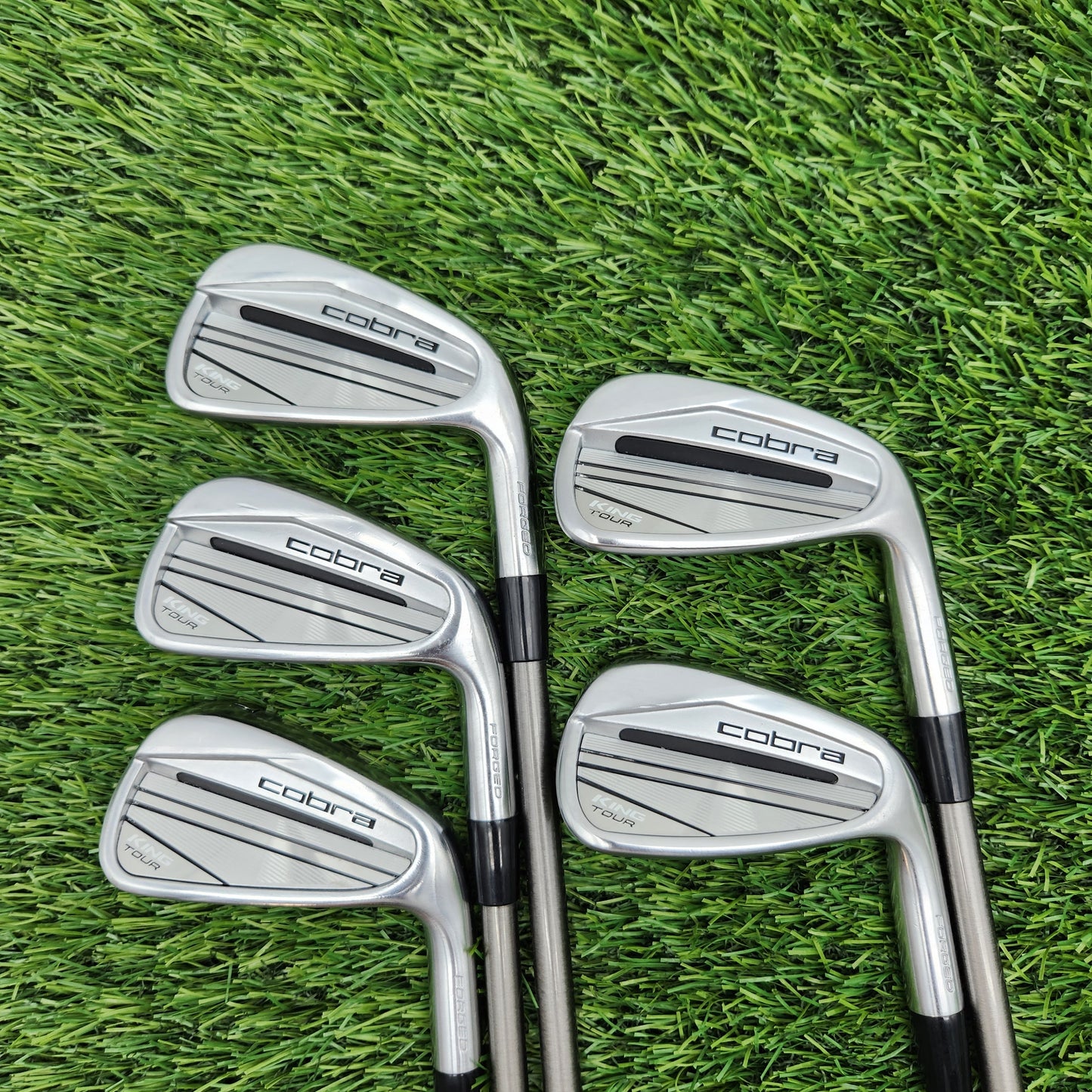2023 COBRA KING TOUR IRON SET 5-9 REGULAR AEROTECH STEELFIBER I80CW VERYGOOD