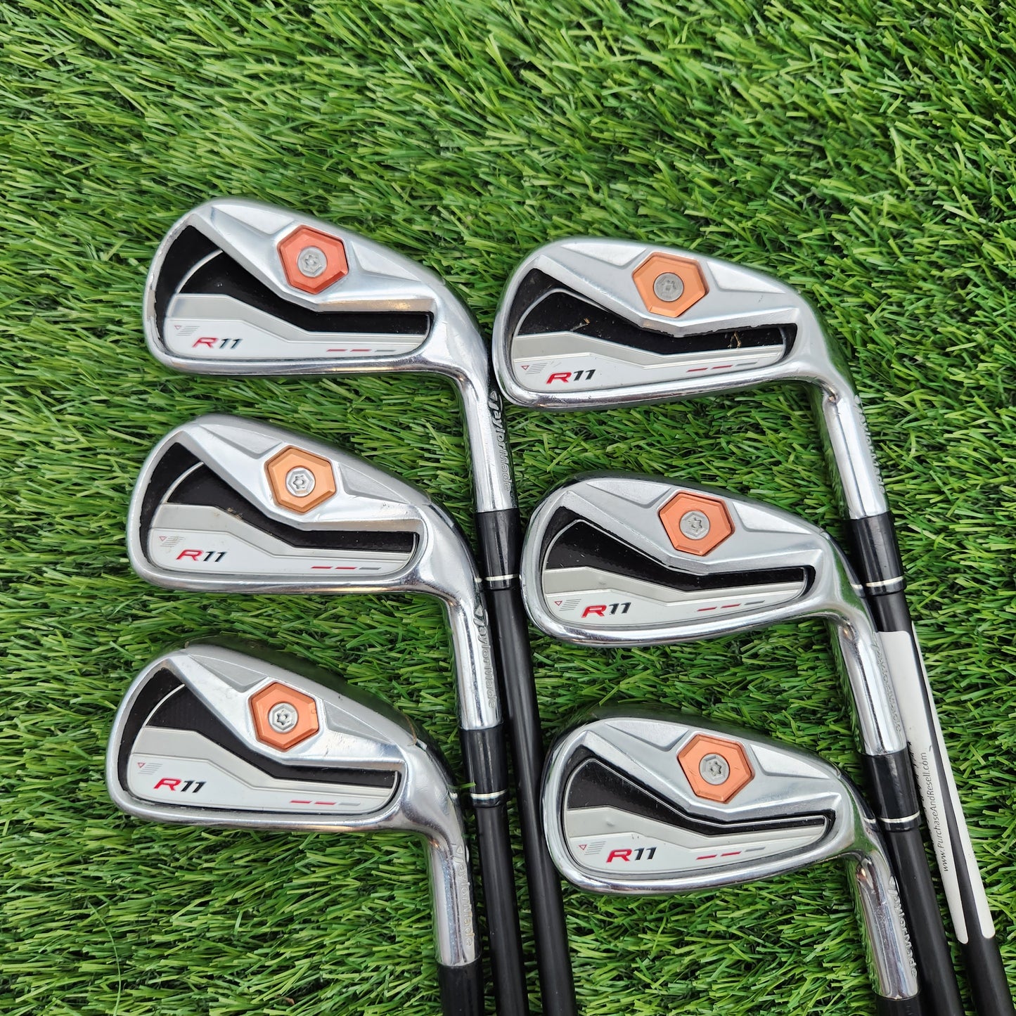 2011 TAYLORMADE R11 IRON SET 4-PW (MISSING 8I) REG FUJI MOTORE 65 R VERYGOOD