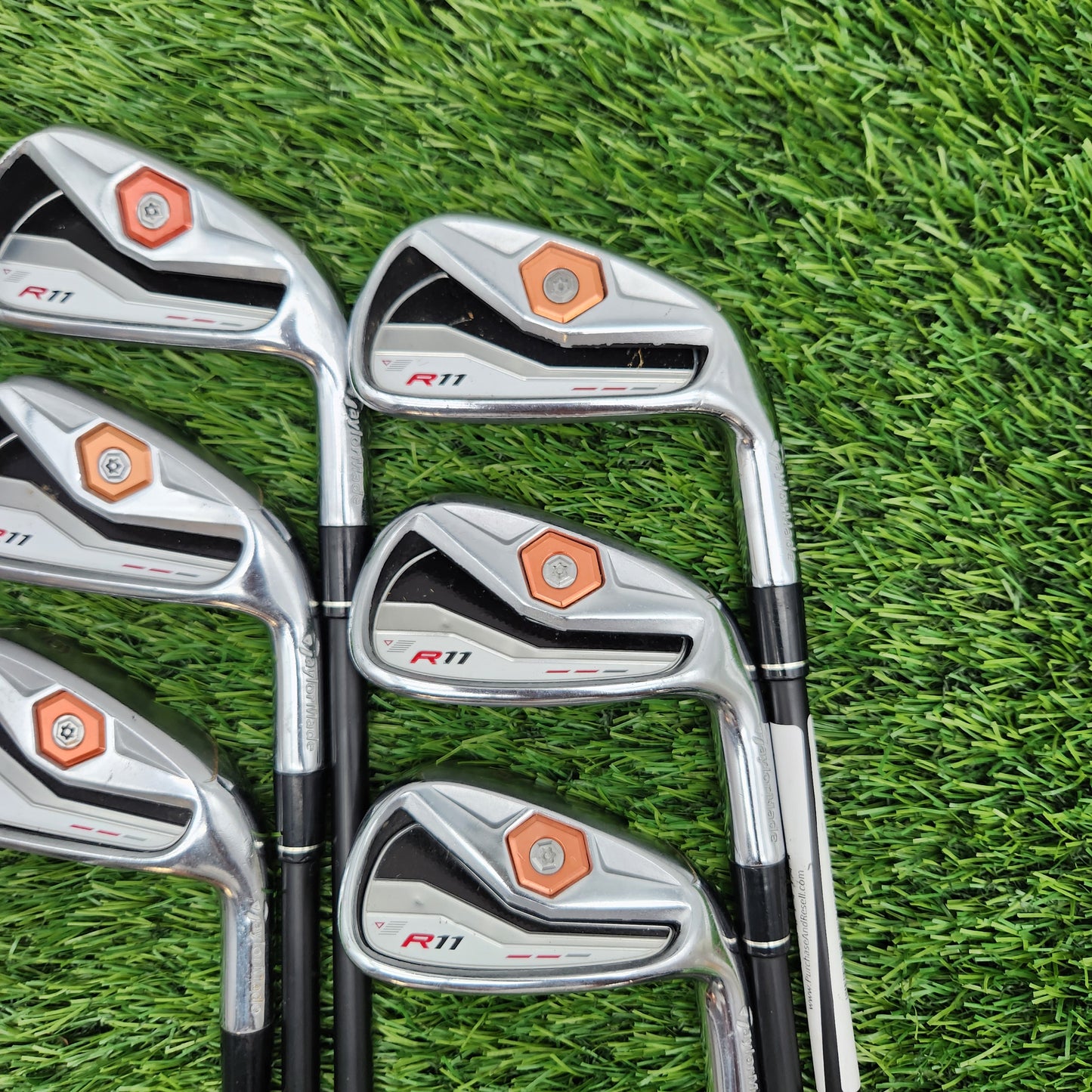 2011 TAYLORMADE R11 IRON SET 4-PW (MISSING 8I) REG FUJI MOTORE 65 R VERYGOOD