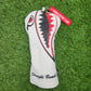 SHARK STRAIGHT BOMBS DRIVER HEADCOVER VERYGOOD