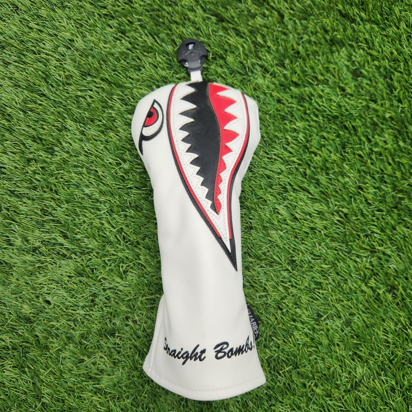 SHARK STRAIGHT BOMBS FAIRWAY HEADCOVER VERYGOOD