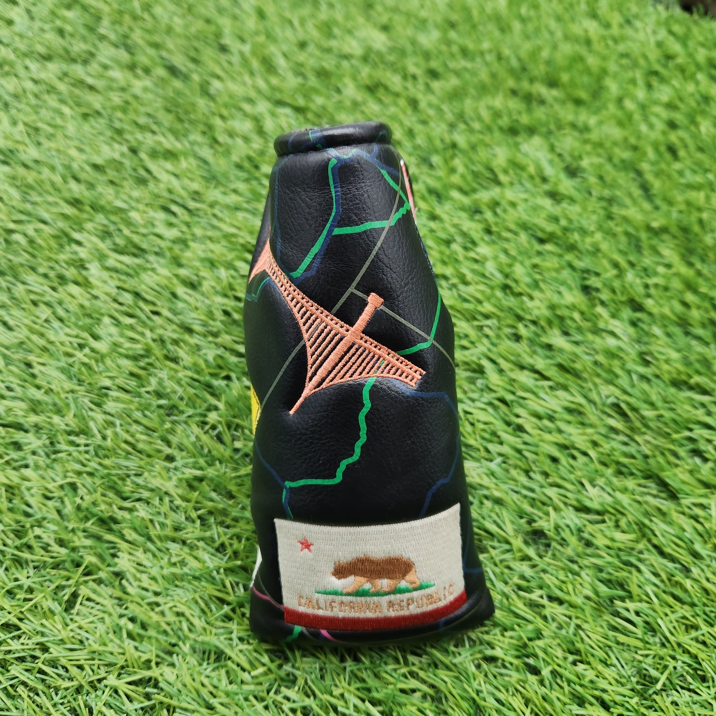 PRG CALIFORNIA REPUBLIC BLADE PUTTER HEADCOVER GOOD