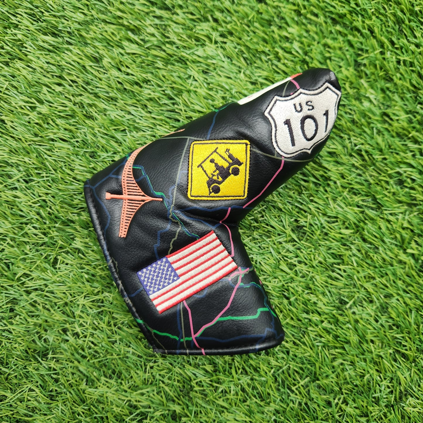 PRG CALIFORNIA REPUBLIC BLADE PUTTER HEADCOVER GOOD