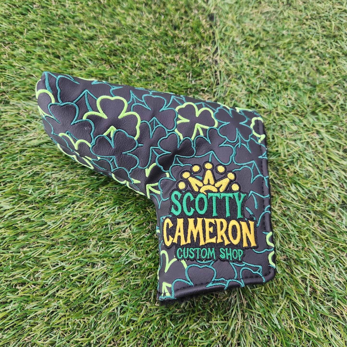 SCOTTY CAMERON CUSTOM SHOP "FEELING LUCKY #7" PUTTER HEADCOVER BRANDNEW