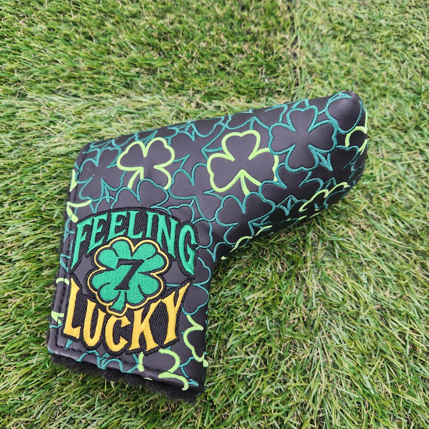 SCOTTY CAMERON CUSTOM SHOP "FEELING LUCKY #7" PUTTER HEADCOVER BRANDNEW
