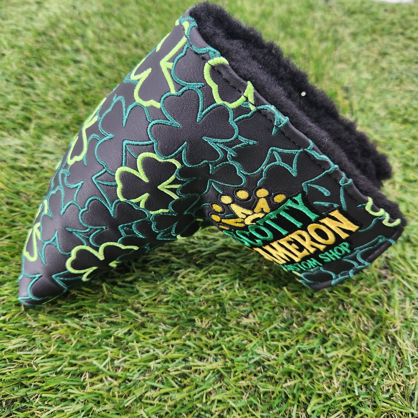 SCOTTY CAMERON CUSTOM SHOP "FEELING LUCKY #7" PUTTER HEADCOVER BRANDNEW