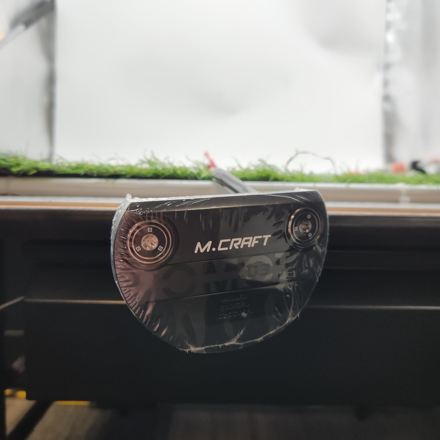 NEW 2022 MIZUNO M CRAFT OMOI TYPE 3 INTENSE BLACK ION PUTTER GRAPHITE 33.5" +HC BRANDNEW