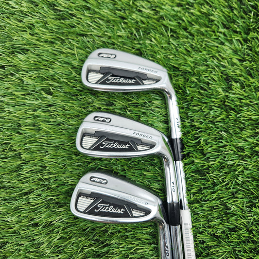2009 TITLEIST 710 AP2 IRON SET 8-PW STIFF TT DYNAGOLD S300 GOOD