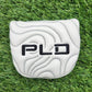 PING PLD WHITE MALLET PUTTER HEADCOVER VERYGOOD