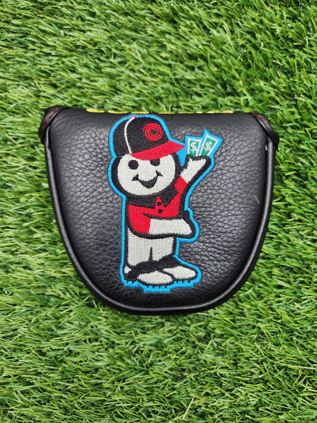 ODYSSEY PUTT FOR DOUGH MALLET PUTTER HEADCOVER VERYGOOD