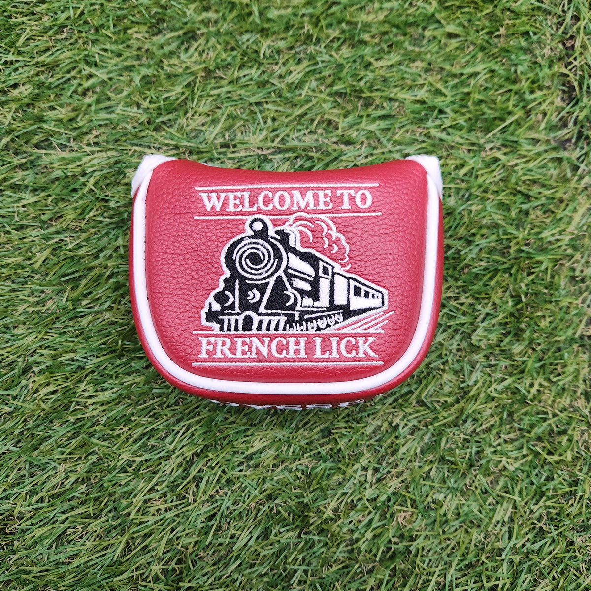 ODYSSEY WELCOME TO FRENCH LICK MALLET PUTTER HEADCOVER VERYGOOD