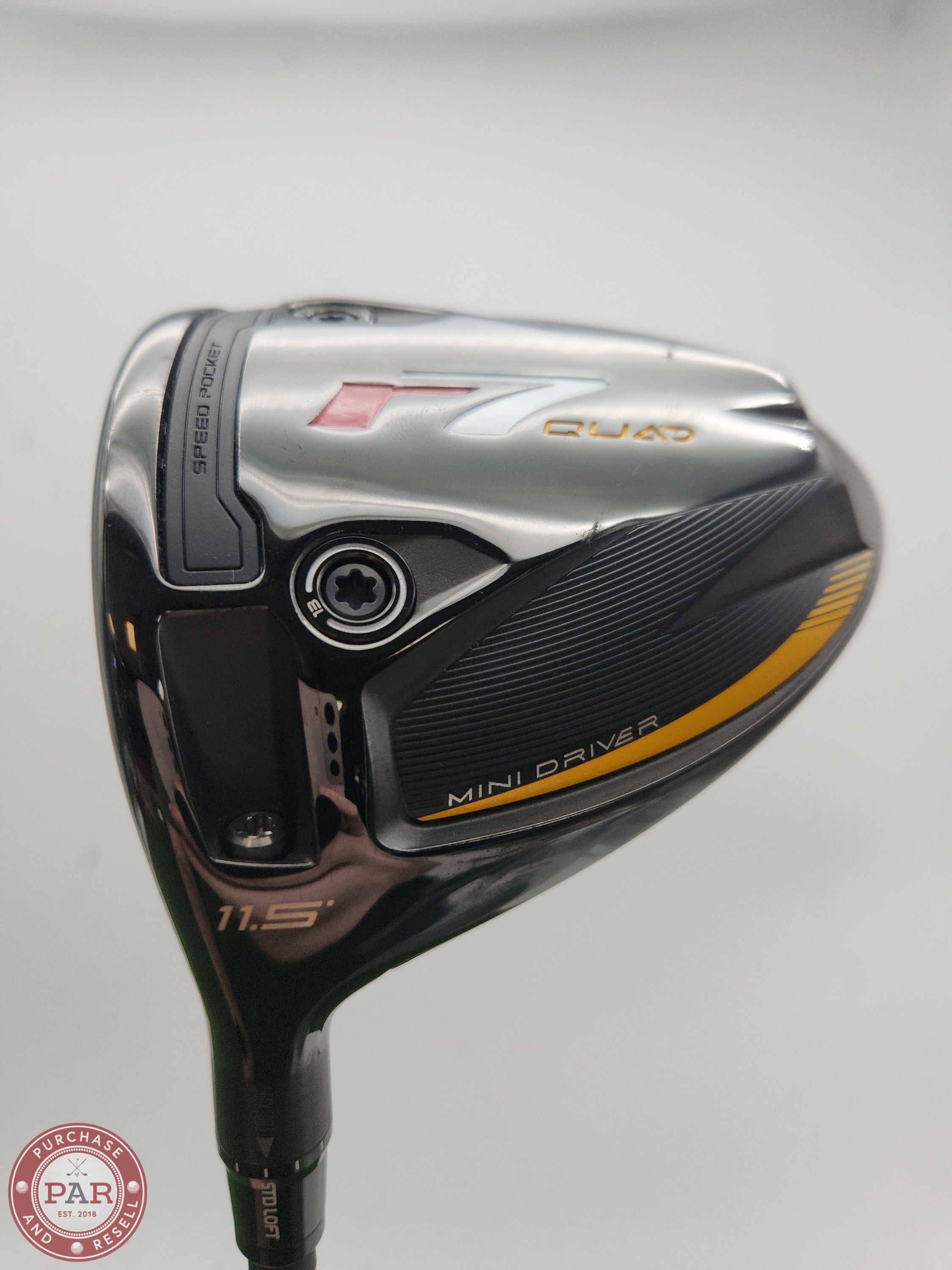 LEFTY 2025 TAYLORMADE R7 QUAD MINI DRIVER 11.5* REG MITSU REAX 55