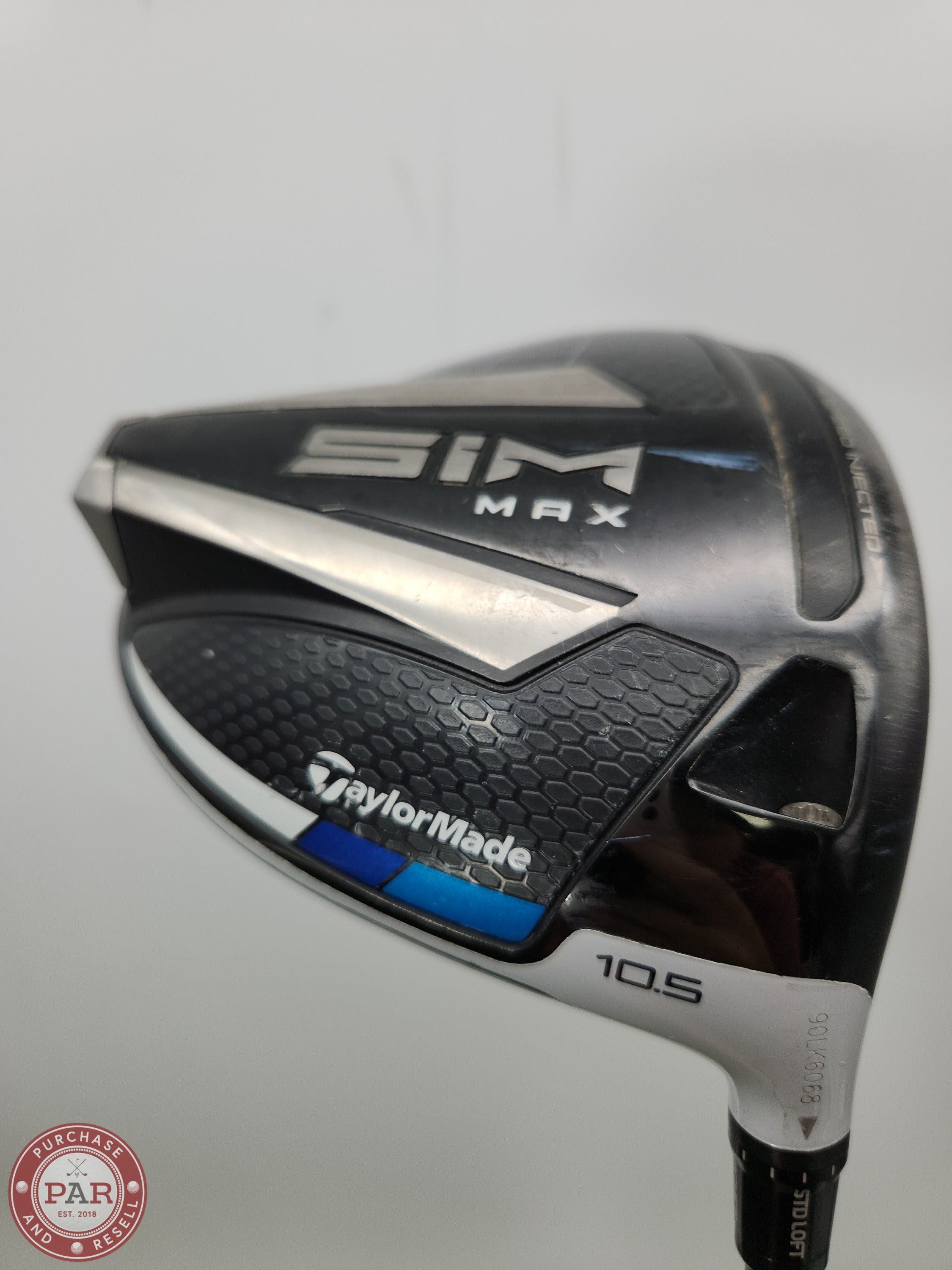 2020 TAYLORMADE SIM MAX DRIVER 10.5* STIFF FUJI VENTUS BLUE 6 GOOD