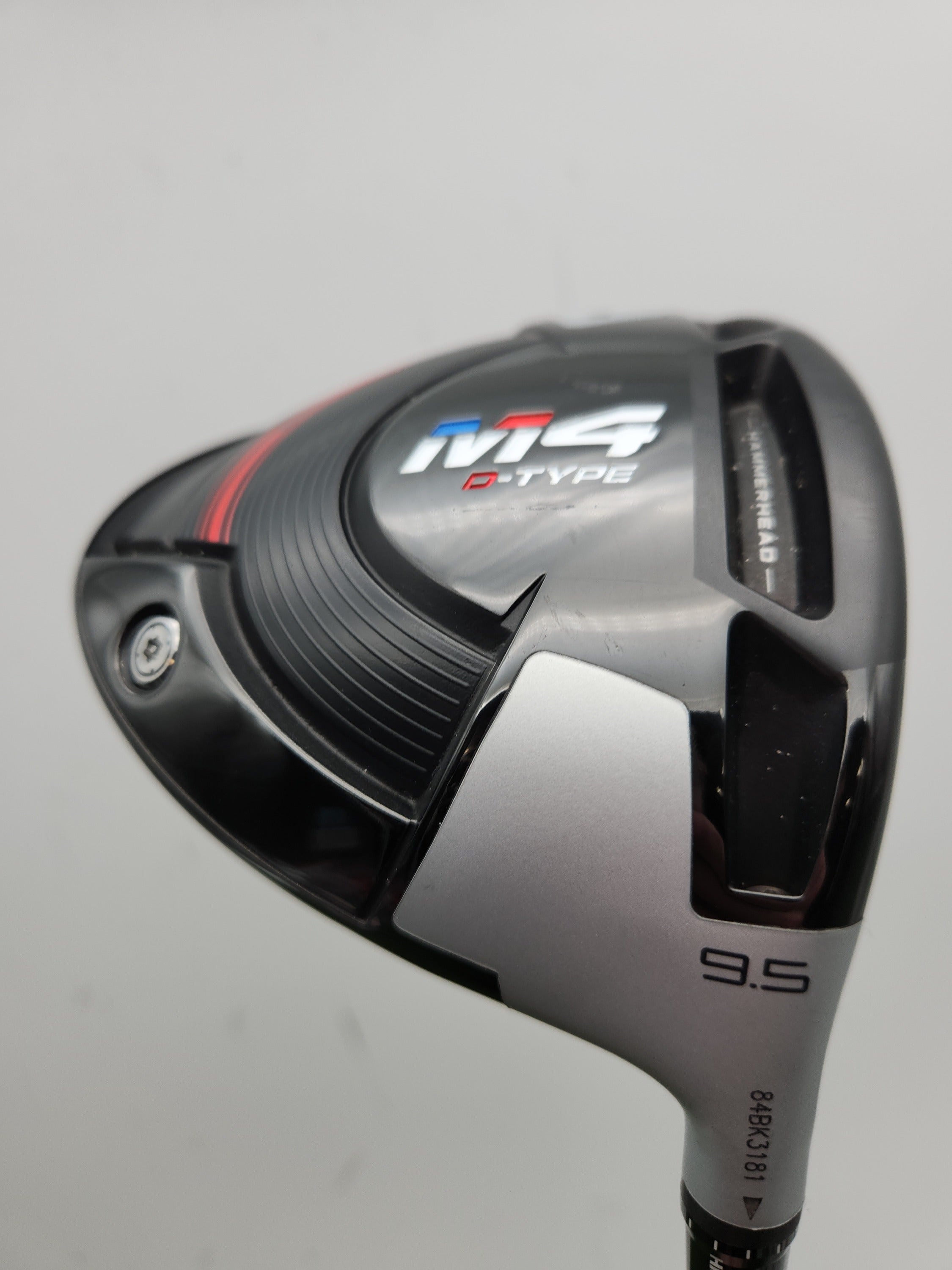 2018 TAYLORMADE M4 D TYPE DRIVER 9.5* STIFF FUJI ATMOS RED +HC