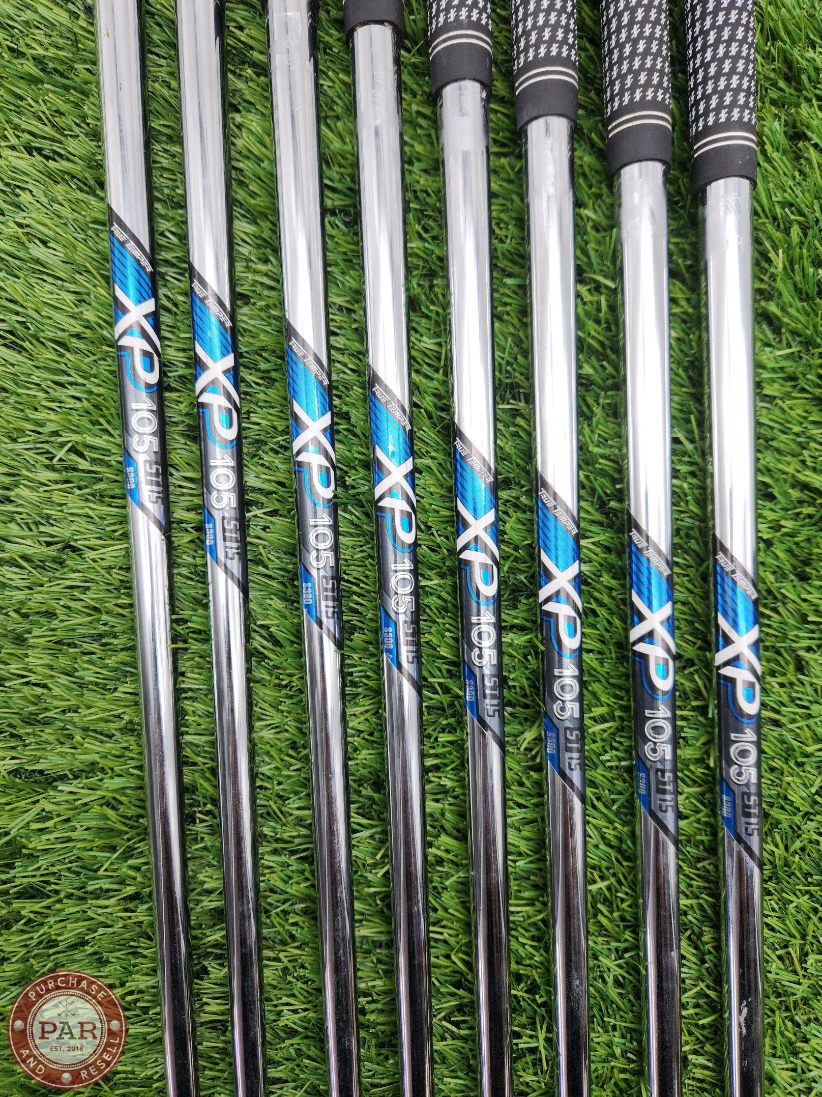 LEFTY 2018 CALLAWAY ROGUE PRO IRON SET 3-PW STIFF TT XP105 ST15