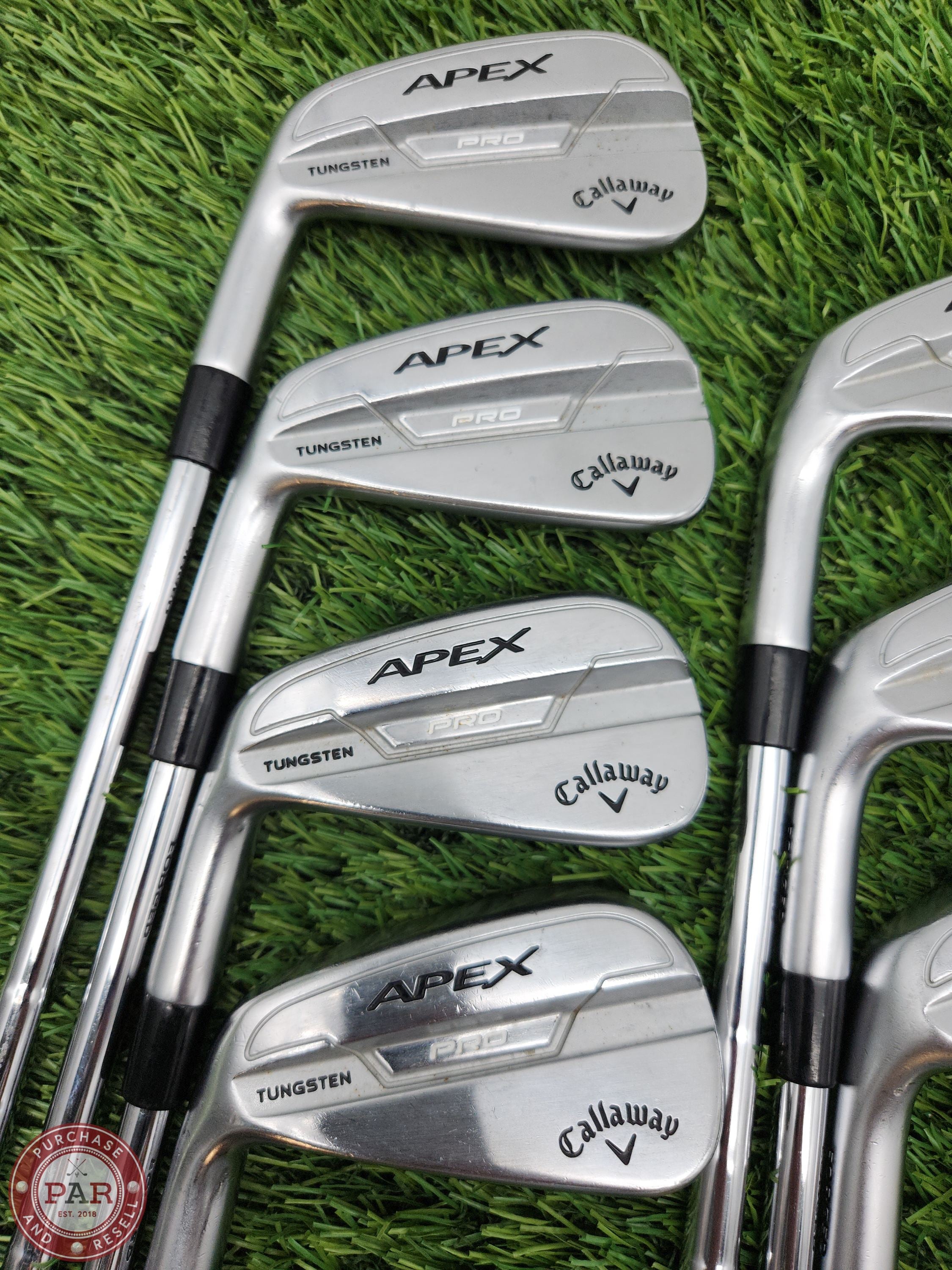 LEFTY 2021 CALLAWAY APEX PRO 21 IRON SET 4-PW XSTIFF NS PRO MODUS