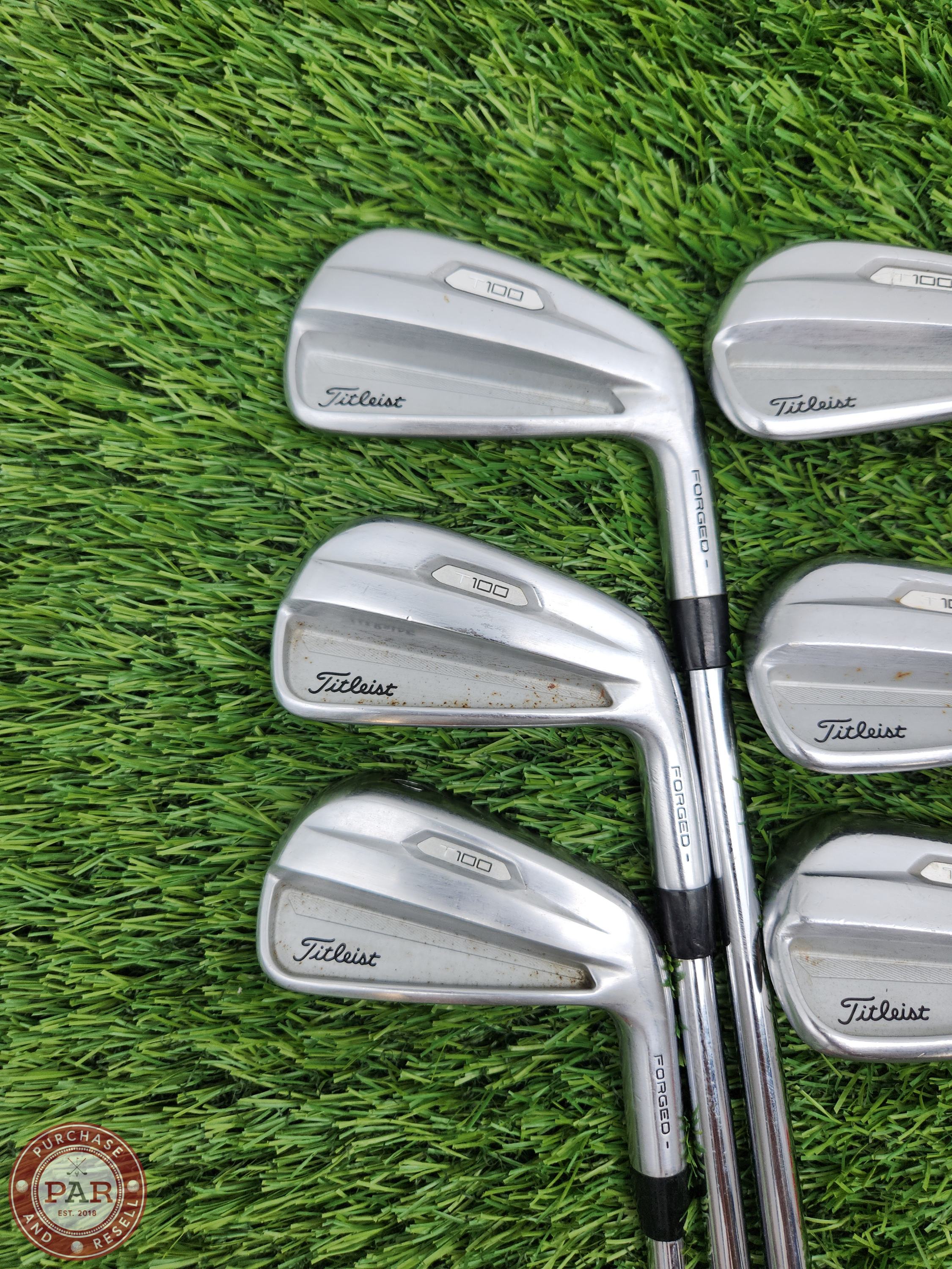 2021 TITLEIST T100 IRON SET 4-9 TXSTIFF PROJECTX RIFLE PRECISION
