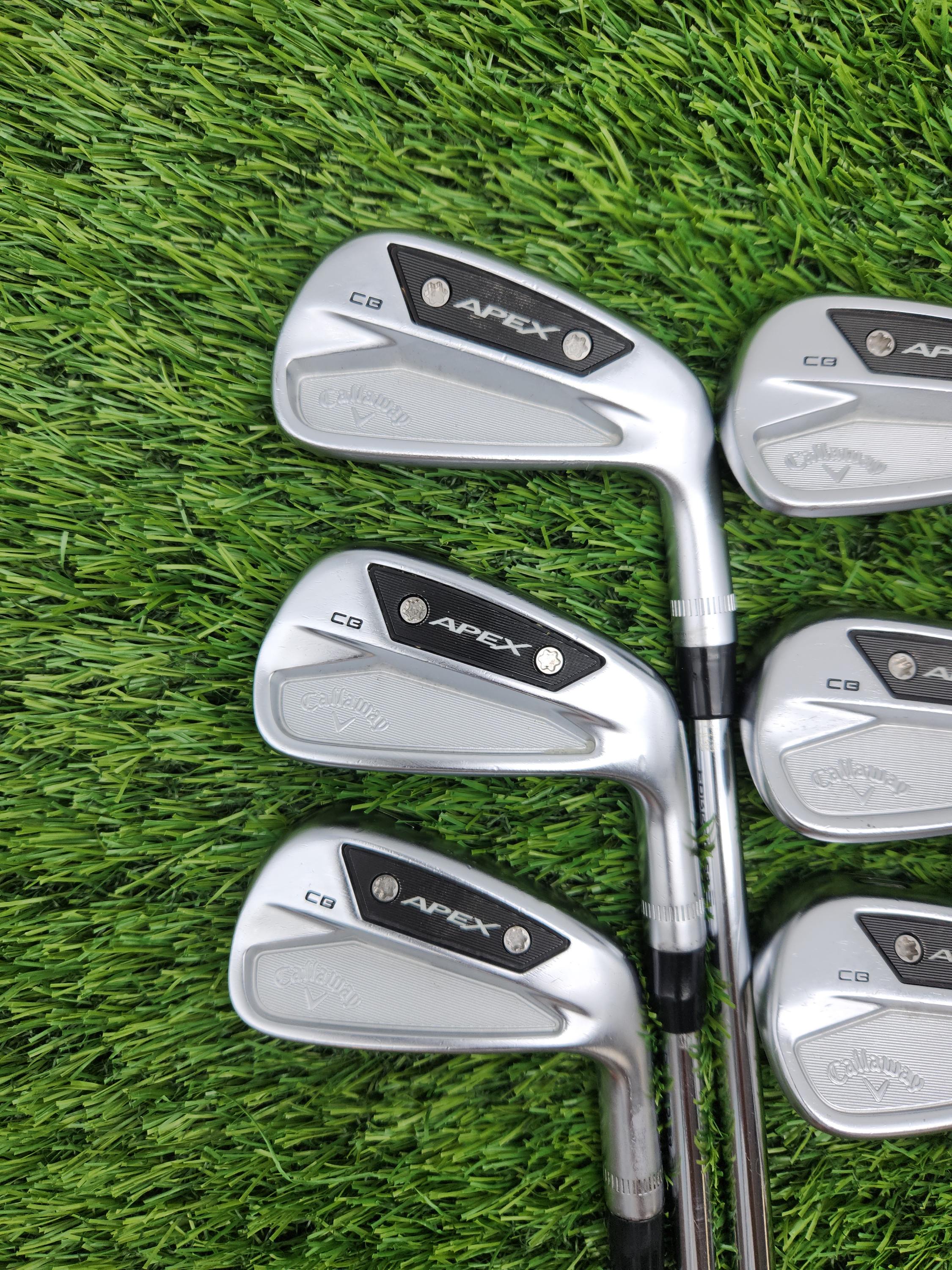 2024 CALLAWAY APEX CB IRON SET 5-PW XSTIFF TT DYNAGOLD X100 FAIR
