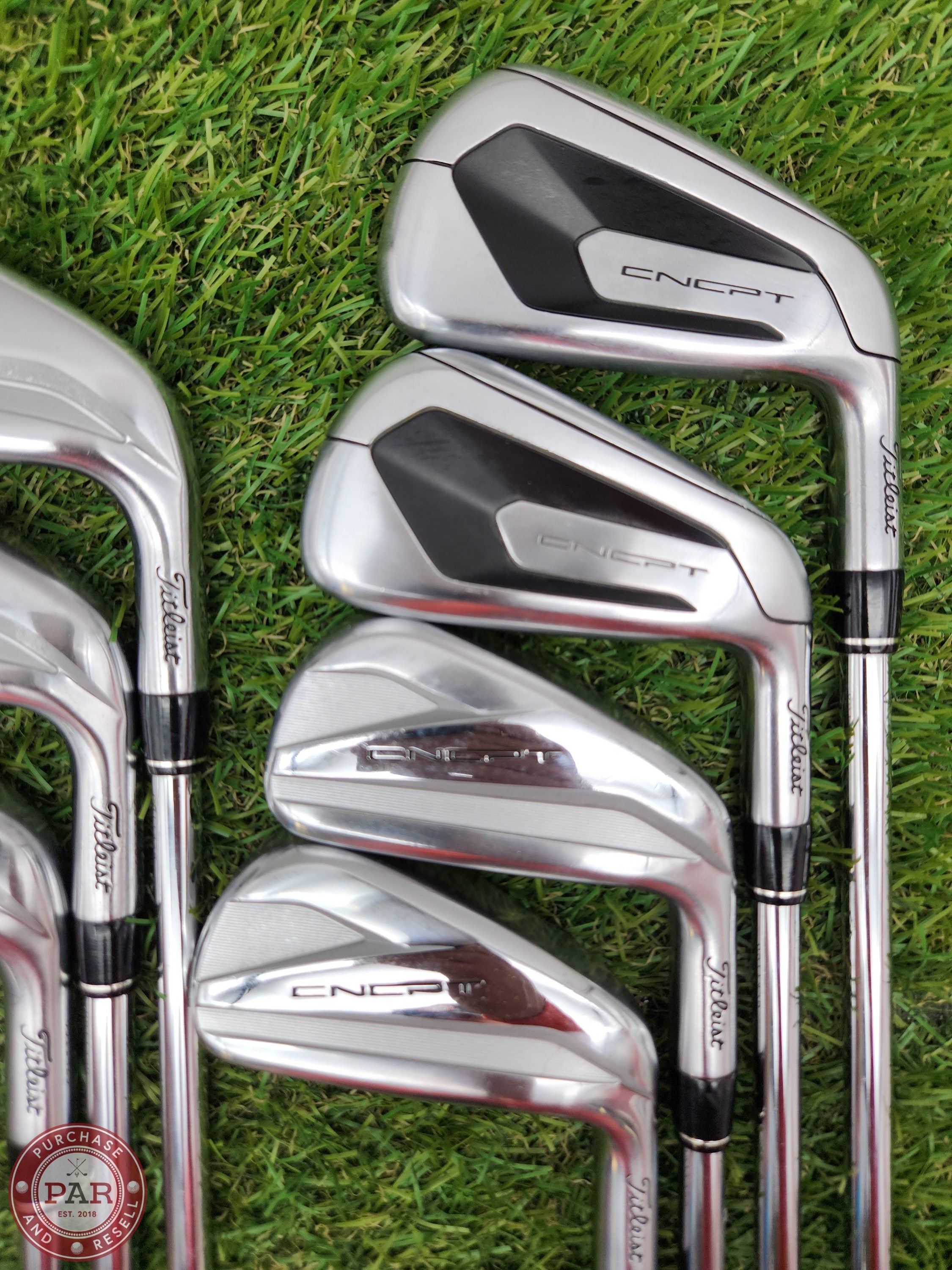 2020 TITLEIST CNCPT CP-03 IRON SET 4-PW STIFF TT AMT BLACK S300
