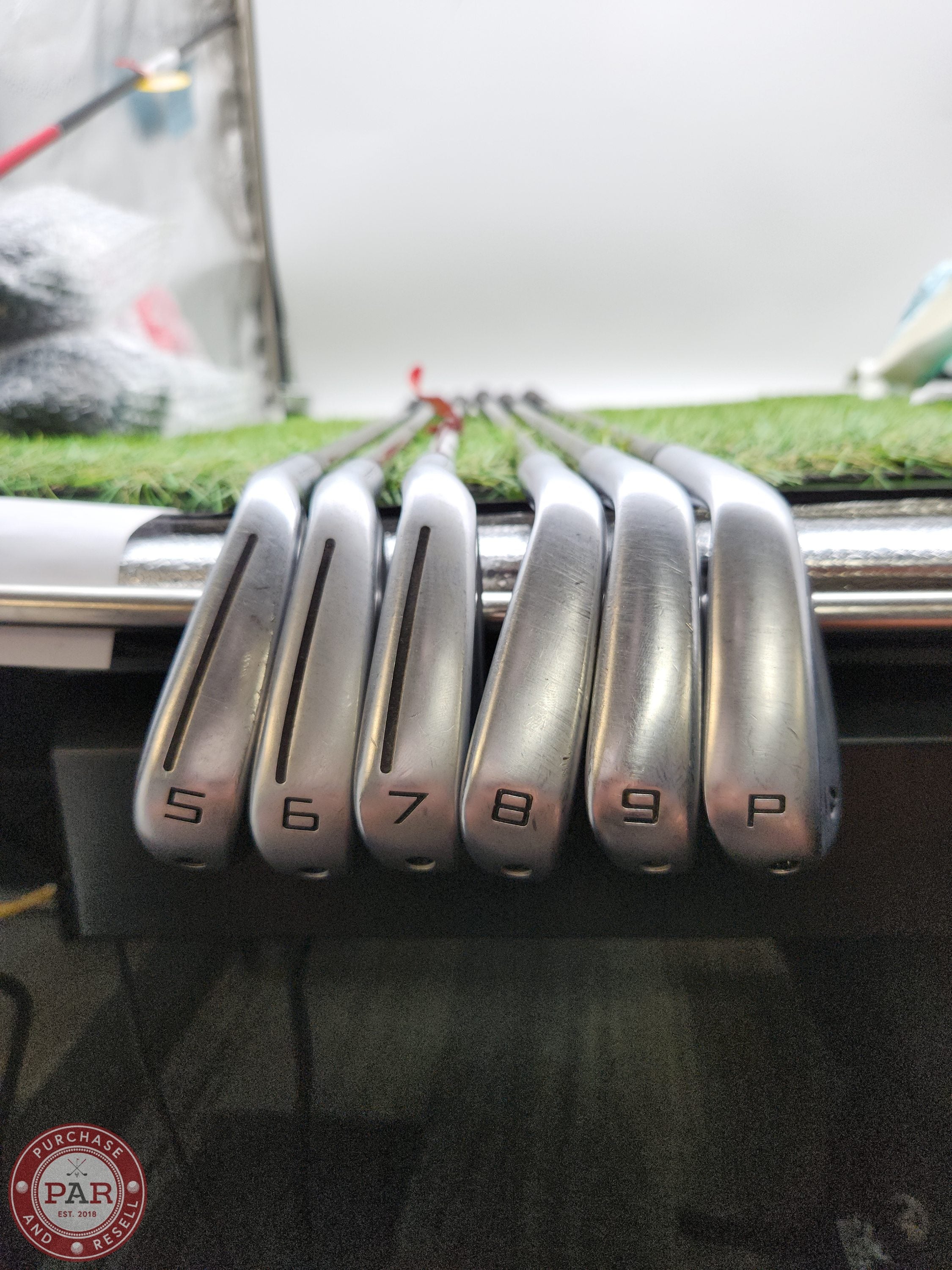 2023 TAYLORMADE P790 IRON SET 5-PW SENIOR MAMIYA RECOIL ESX 460 F2