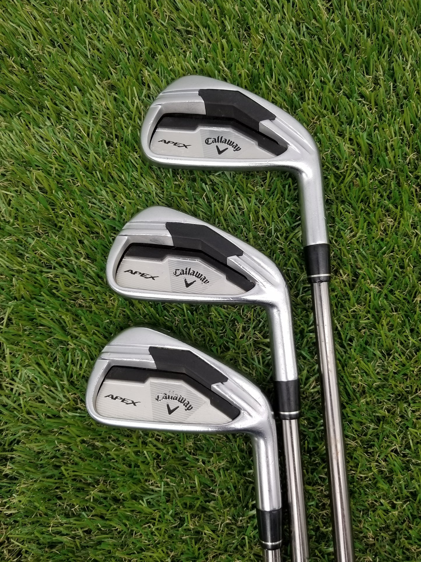 2014 CALLAWAY APEX IRON SET 4-PW (NO 5I) REGULAR UST MAMIYA RECOIL660 GOOD