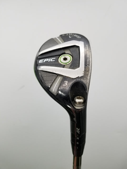 2017 CALLAWAY GBB EPIC 3 HYBRID 20* REGULAR UST RECOIL ES 780 FAIR