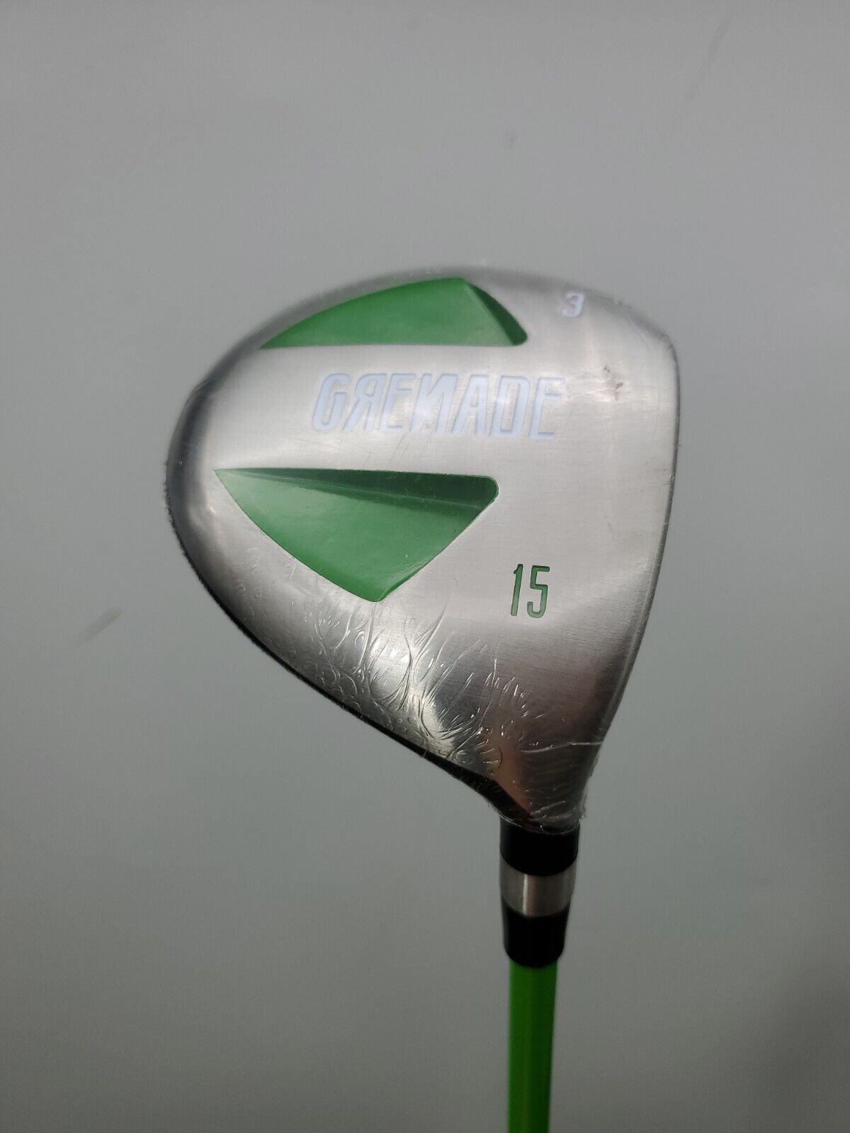 NEW BOMBTECH GRENADE 15* 3 WOOD REGULAR FLEX 43" + HEAD COVER BRANDNEW