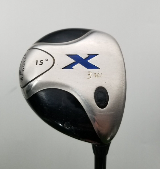 CALLAWAY X 3 WOOD 15* LIGHT FLEX FUJIKURA 60G GOOD