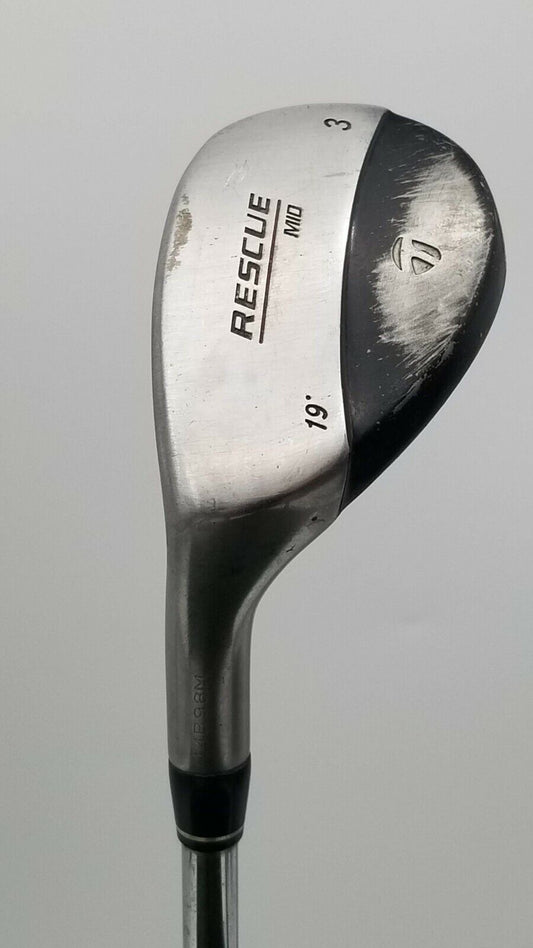 LEFTY TAYLORMADE RESCUE MID 3 HYBRID 19* STIFF TAYLORMADE STEEL FAIR